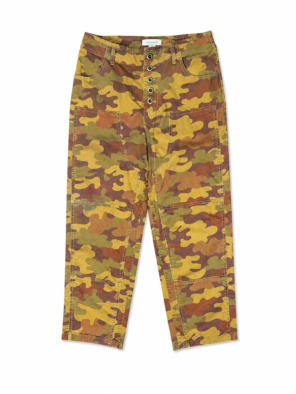 Sanctuary Quincy Camo Utility Crop‎ Pants Petite 6 Lace Up Cargo